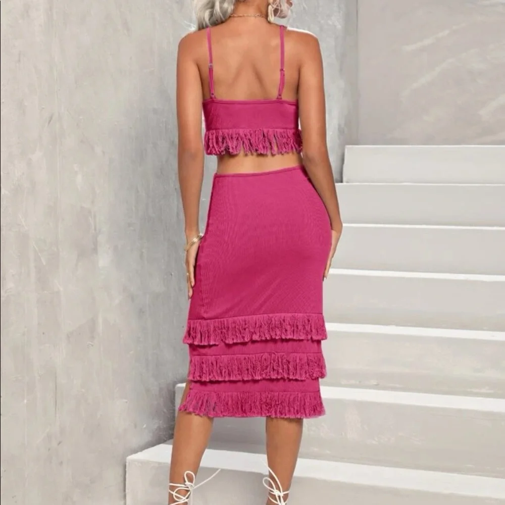 Sexy fringe cutout dress - Picture 2 of 6